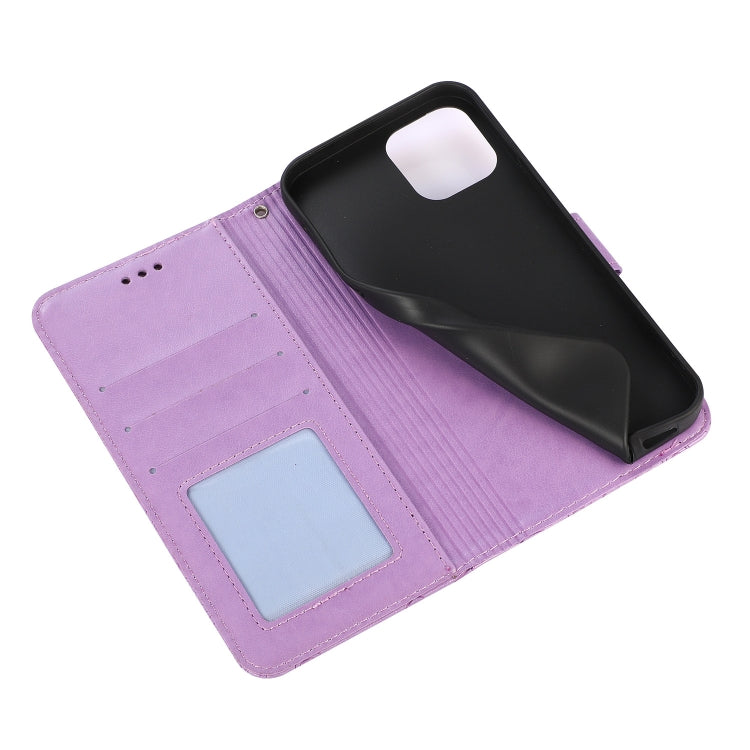 Skin Feel Embossed Sunflower Horizontal Leather Case, For iPhone 14, For iPhone 14 Plus, For iPhone 14 Pro, For iPhone 14 Pro Max