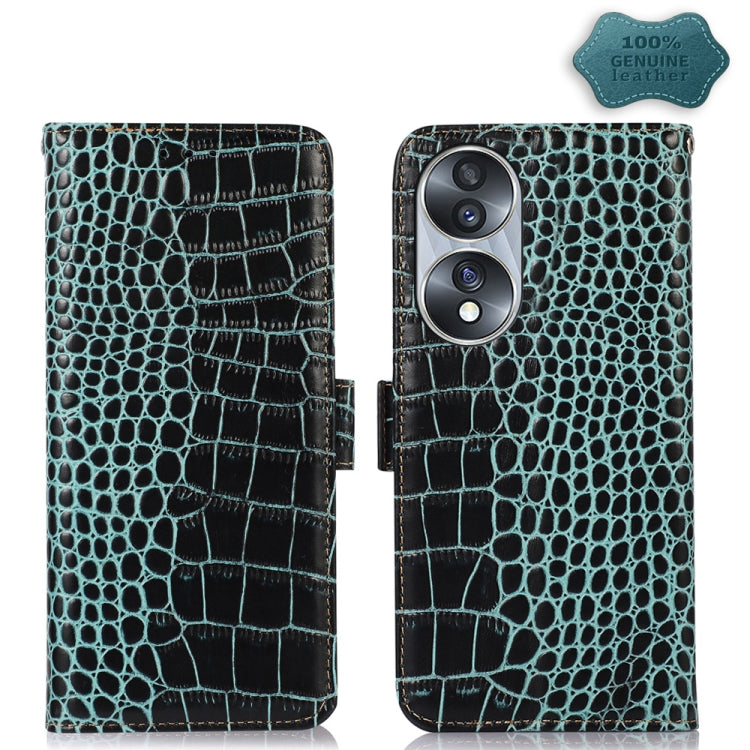 Crocodile Top Layer Cowhide Leather Phone Case, For Honor 70, For Motorola Edge 30 Lite / Edge 30 Neo, For Motorola Edge 2022, For Motorola Moto S30 Pro, For Motorola Moto X30 Pro 5G / Edge 30 Ultra 5G, For Nokia G400, For Sony Xperia 5 IV