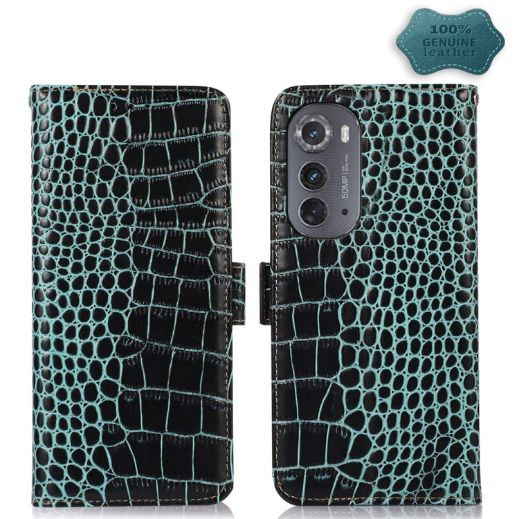 Crocodile Top Layer Cowhide Leather Phone Case, For Honor 70, For Motorola Edge 30 Lite / Edge 30 Neo, For Motorola Edge 2022, For Motorola Moto S30 Pro, For Motorola Moto X30 Pro 5G / Edge 30 Ultra 5G, For Nokia G400, For Sony Xperia 5 IV