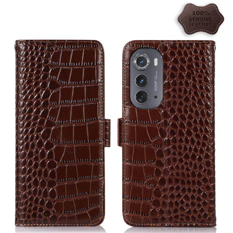 Crocodile Top Layer Cowhide Leather Phone Case, For Honor 70, For Motorola Edge 30 Lite / Edge 30 Neo, For Motorola Edge 2022, For Motorola Moto S30 Pro, For Motorola Moto X30 Pro 5G / Edge 30 Ultra 5G, For Nokia G400, For Sony Xperia 5 IV