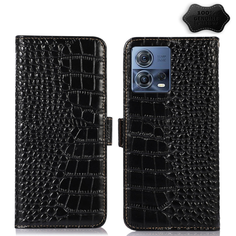 Crocodile Top Layer Cowhide Leather Phone Case, For Honor 70, For Motorola Edge 30 Lite / Edge 30 Neo, For Motorola Edge 2022, For Motorola Moto S30 Pro, For Motorola Moto X30 Pro 5G / Edge 30 Ultra 5G, For Nokia G400, For Sony Xperia 5 IV