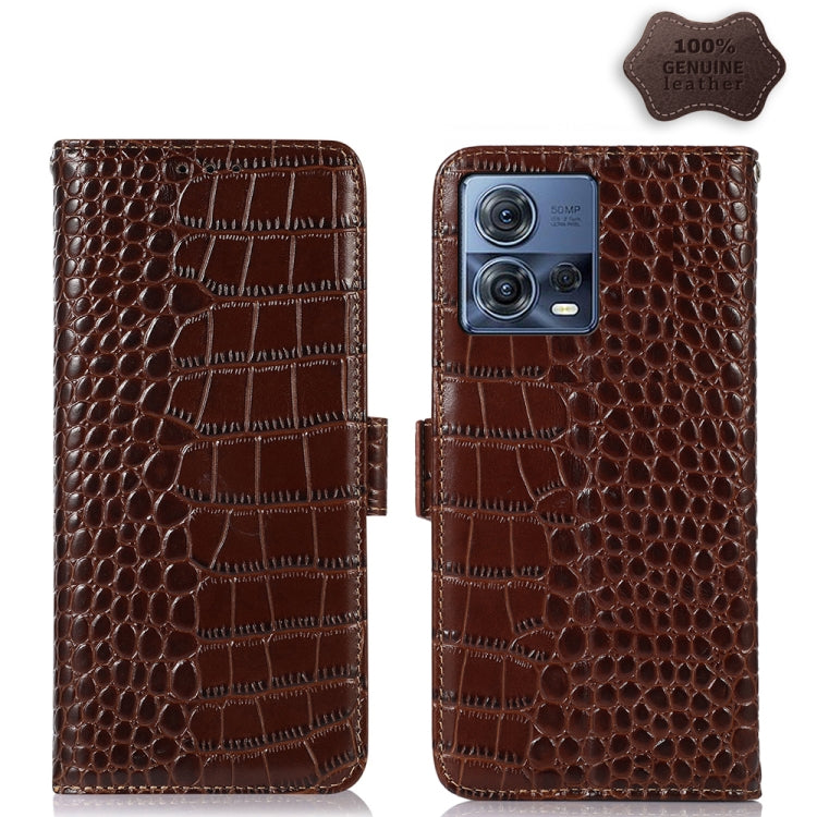 Crocodile Top Layer Cowhide Leather Phone Case, For Honor 70, For Motorola Edge 30 Lite / Edge 30 Neo, For Motorola Edge 2022, For Motorola Moto S30 Pro, For Motorola Moto X30 Pro 5G / Edge 30 Ultra 5G, For Nokia G400, For Sony Xperia 5 IV