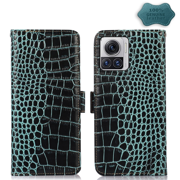 Crocodile Top Layer Cowhide Leather Phone Case, For Honor 70, For Motorola Edge 30 Lite / Edge 30 Neo, For Motorola Edge 2022, For Motorola Moto S30 Pro, For Motorola Moto X30 Pro 5G / Edge 30 Ultra 5G, For Nokia G400, For Sony Xperia 5 IV