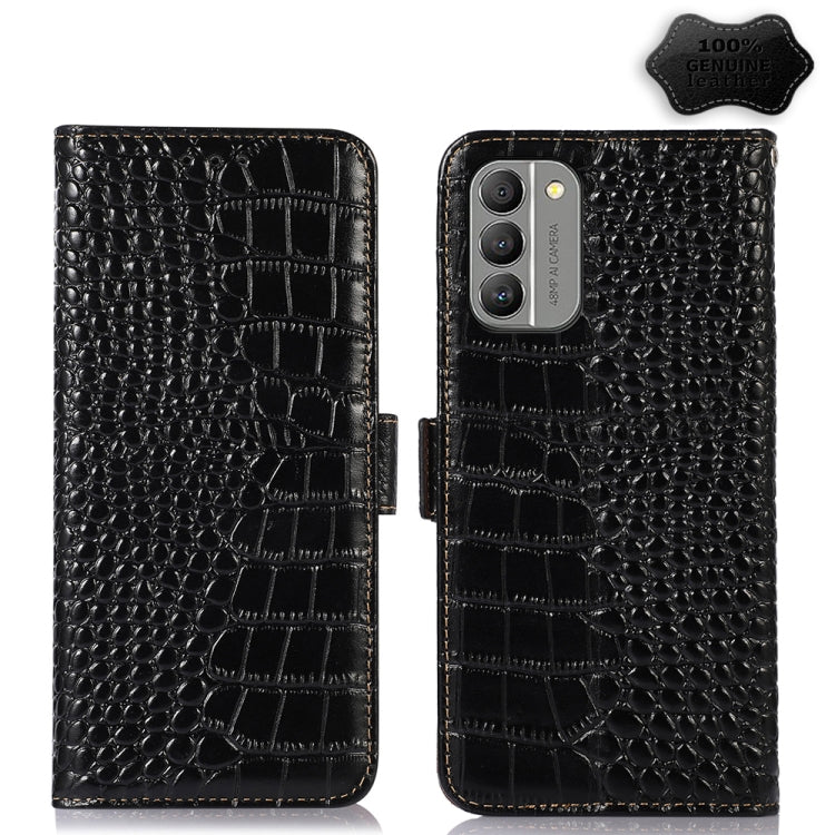 Crocodile Top Layer Cowhide Leather Phone Case, For Honor 70, For Motorola Edge 30 Lite / Edge 30 Neo, For Motorola Edge 2022, For Motorola Moto S30 Pro, For Motorola Moto X30 Pro 5G / Edge 30 Ultra 5G, For Nokia G400, For Sony Xperia 5 IV