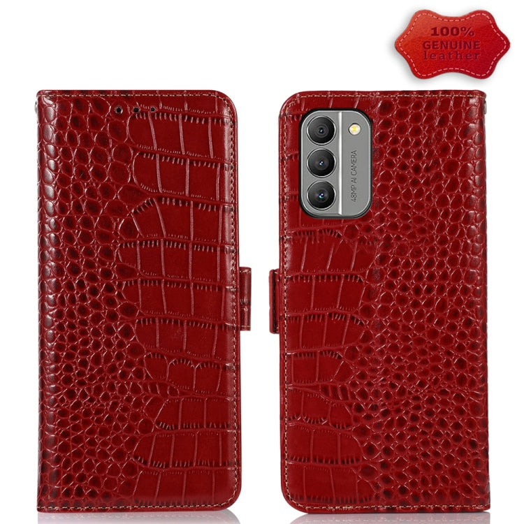 Crocodile Top Layer Cowhide Leather Phone Case, For Honor 70, For Motorola Edge 30 Lite / Edge 30 Neo, For Motorola Edge 2022, For Motorola Moto S30 Pro, For Motorola Moto X30 Pro 5G / Edge 30 Ultra 5G, For Nokia G400, For Sony Xperia 5 IV