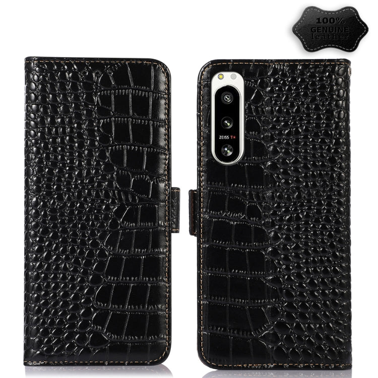 Crocodile Top Layer Cowhide Leather Phone Case, For Honor 70, For Motorola Edge 30 Lite / Edge 30 Neo, For Motorola Edge 2022, For Motorola Moto S30 Pro, For Motorola Moto X30 Pro 5G / Edge 30 Ultra 5G, For Nokia G400, For Sony Xperia 5 IV