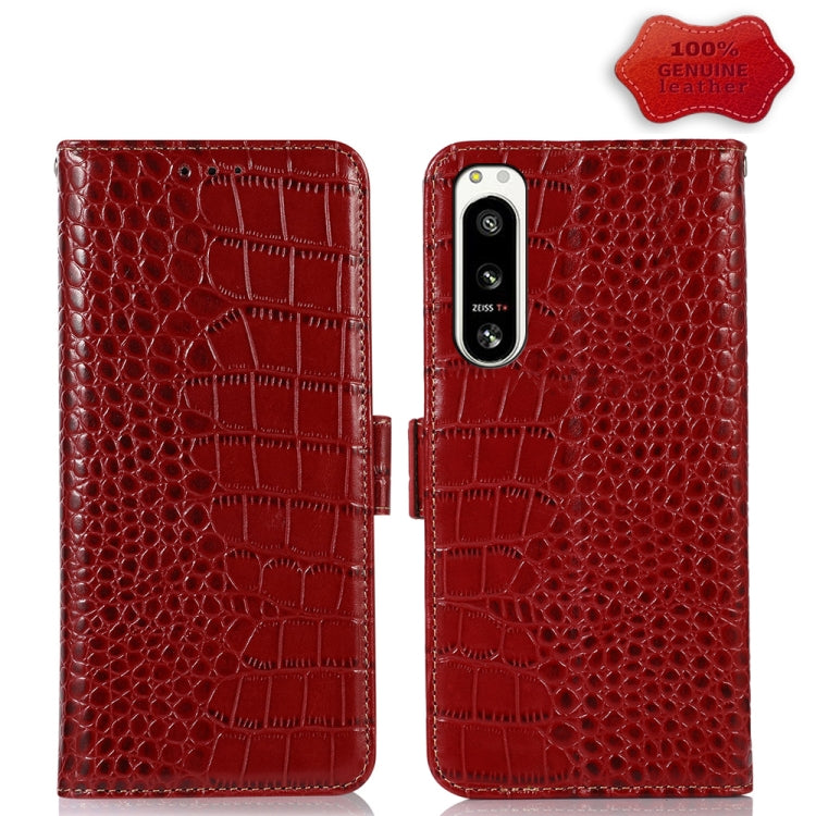 Crocodile Top Layer Cowhide Leather Phone Case, For Honor 70, For Motorola Edge 30 Lite / Edge 30 Neo, For Motorola Edge 2022, For Motorola Moto S30 Pro, For Motorola Moto X30 Pro 5G / Edge 30 Ultra 5G, For Nokia G400, For Sony Xperia 5 IV