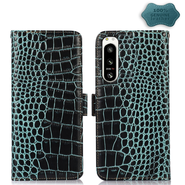 Crocodile Top Layer Cowhide Leather Phone Case, For Honor 70, For Motorola Edge 30 Lite / Edge 30 Neo, For Motorola Edge 2022, For Motorola Moto S30 Pro, For Motorola Moto X30 Pro 5G / Edge 30 Ultra 5G, For Nokia G400, For Sony Xperia 5 IV