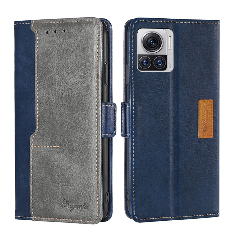 Contrast Color Side Buckle Leather Phone Case, For Motorola Edge 30 Neo, For Motorola Edge 2022, For Motorola Edge S30 Pro 5G/Edge 30 Fusion, For Motorola Edge X30 Pro 5G/Edge 30 Ultra, For Sony Xperia 5 IV