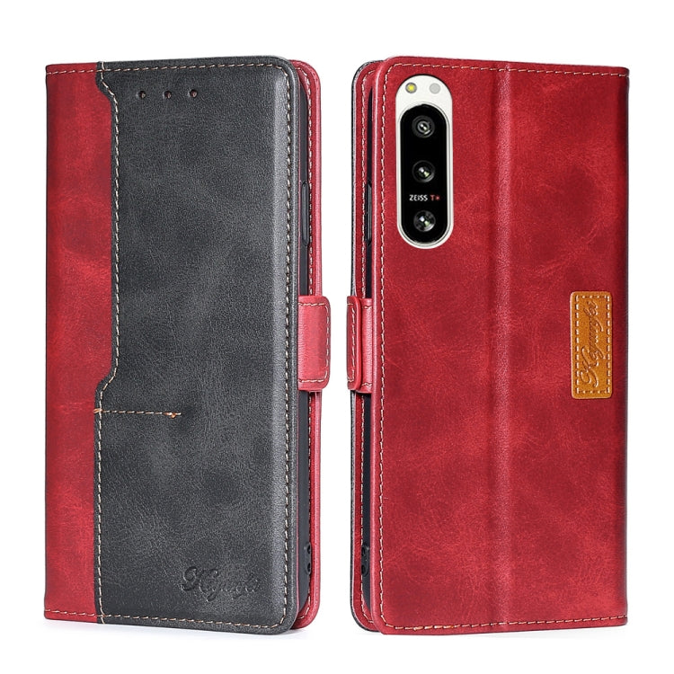 Contrast Color Side Buckle Leather Phone Case, For Motorola Edge 30 Neo, For Motorola Edge 2022, For Motorola Edge S30 Pro 5G/Edge 30 Fusion, For Motorola Edge X30 Pro 5G/Edge 30 Ultra, For Sony Xperia 5 IV