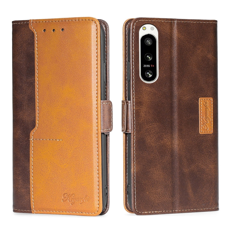 Contrast Color Side Buckle Leather Phone Case, For Motorola Edge 30 Neo, For Motorola Edge 2022, For Motorola Edge S30 Pro 5G/Edge 30 Fusion, For Motorola Edge X30 Pro 5G/Edge 30 Ultra, For Sony Xperia 5 IV