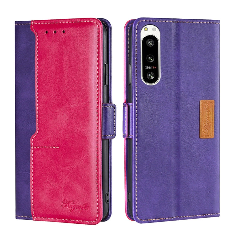 Contrast Color Side Buckle Leather Phone Case, For Motorola Edge 30 Neo, For Motorola Edge 2022, For Motorola Edge S30 Pro 5G/Edge 30 Fusion, For Motorola Edge X30 Pro 5G/Edge 30 Ultra, For Sony Xperia 5 IV