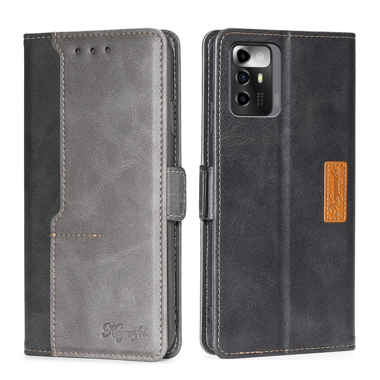 Contrast Color Side Buckle Leather Phone Case, For Huawei Mate 50, For Huawei Mate 50 Pro, For Samsung Galaxy A23e/A22e, For ZTE Blade A72 5G