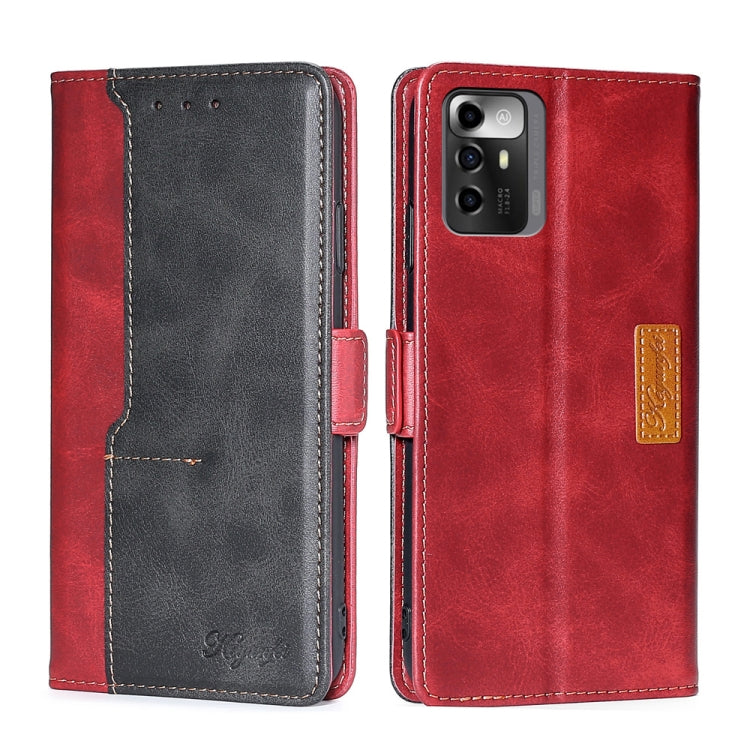 Contrast Color Side Buckle Leather Phone Case, For Huawei Mate 50, For Huawei Mate 50 Pro, For Samsung Galaxy A23e/A22e, For ZTE Blade A72 5G