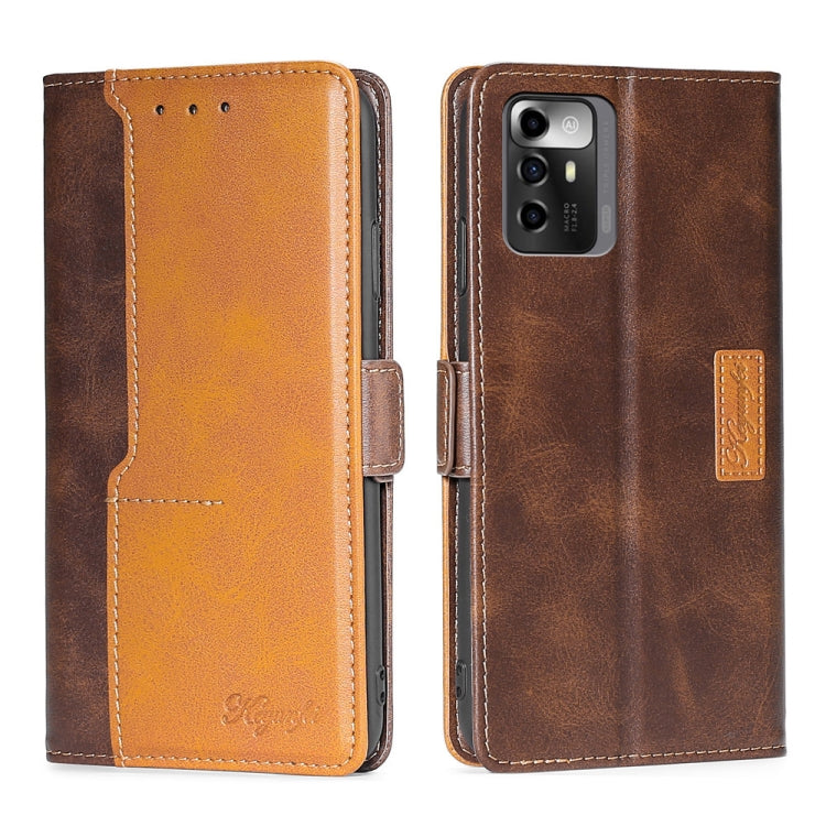 Contrast Color Side Buckle Leather Phone Case, For Huawei Mate 50, For Huawei Mate 50 Pro, For Samsung Galaxy A23e/A22e, For ZTE Blade A72 5G