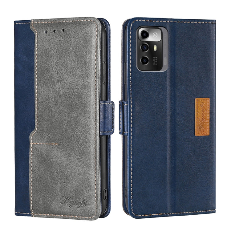 Contrast Color Side Buckle Leather Phone Case, For Huawei Mate 50, For Huawei Mate 50 Pro, For Samsung Galaxy A23e/A22e, For ZTE Blade A72 5G