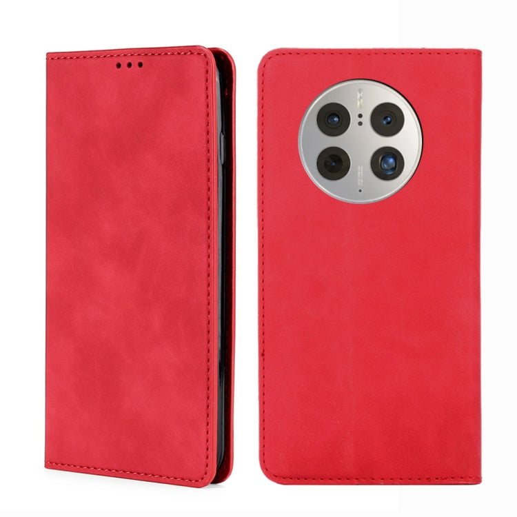 Skin Feel Magnetic Horizontal Flip Leather Phone Case, For Huawei Mate 50 Pro, For Samsung Galaxy A23e/A22e, For ZTE Blade A72 5G