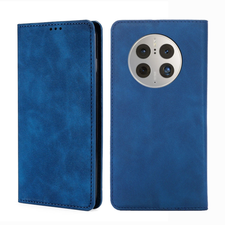 Skin Feel Magnetic Horizontal Flip Leather Phone Case, For Huawei Mate 50 Pro, For Samsung Galaxy A23e/A22e, For ZTE Blade A72 5G