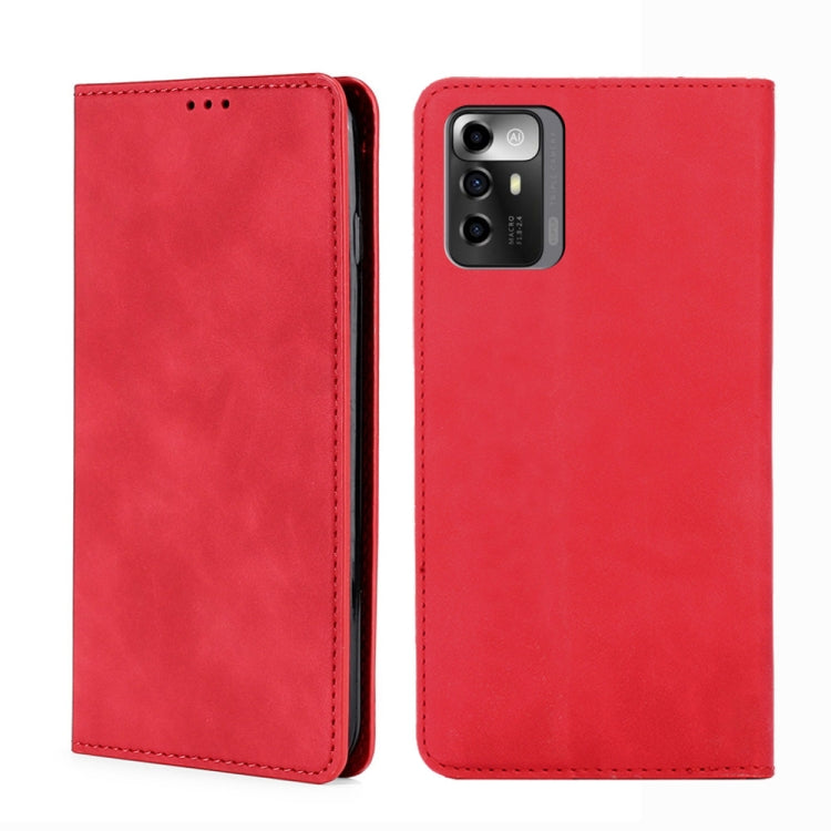 Skin Feel Magnetic Horizontal Flip Leather Phone Case, For Huawei Mate 50 Pro, For Samsung Galaxy A23e/A22e, For ZTE Blade A72 5G