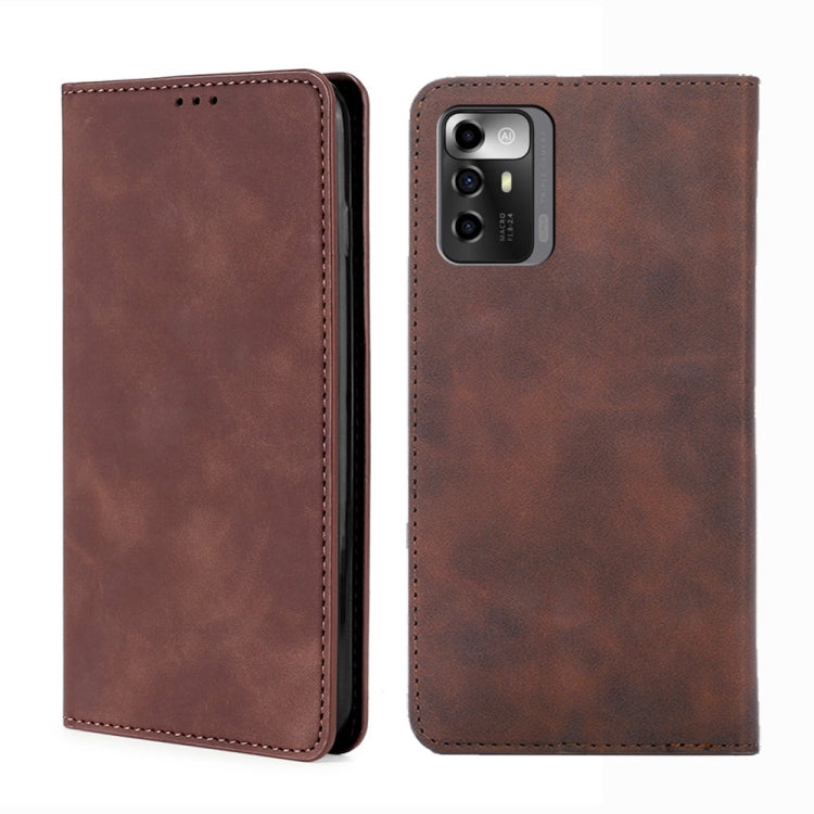 Skin Feel Magnetic Horizontal Flip Leather Phone Case, For Huawei Mate 50 Pro, For Samsung Galaxy A23e/A22e, For ZTE Blade A72 5G