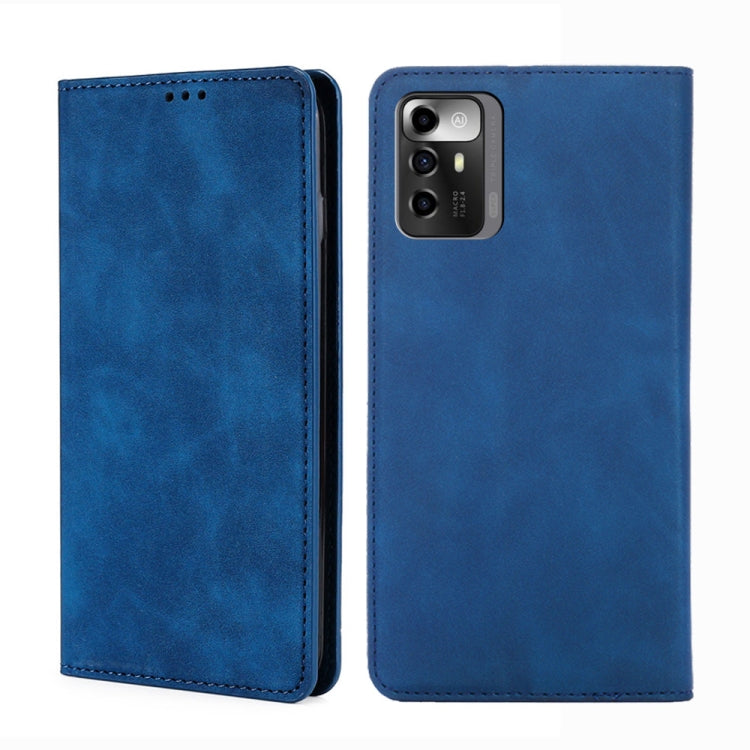 Skin Feel Magnetic Horizontal Flip Leather Phone Case, For Huawei Mate 50 Pro, For Samsung Galaxy A23e/A22e, For ZTE Blade A72 5G