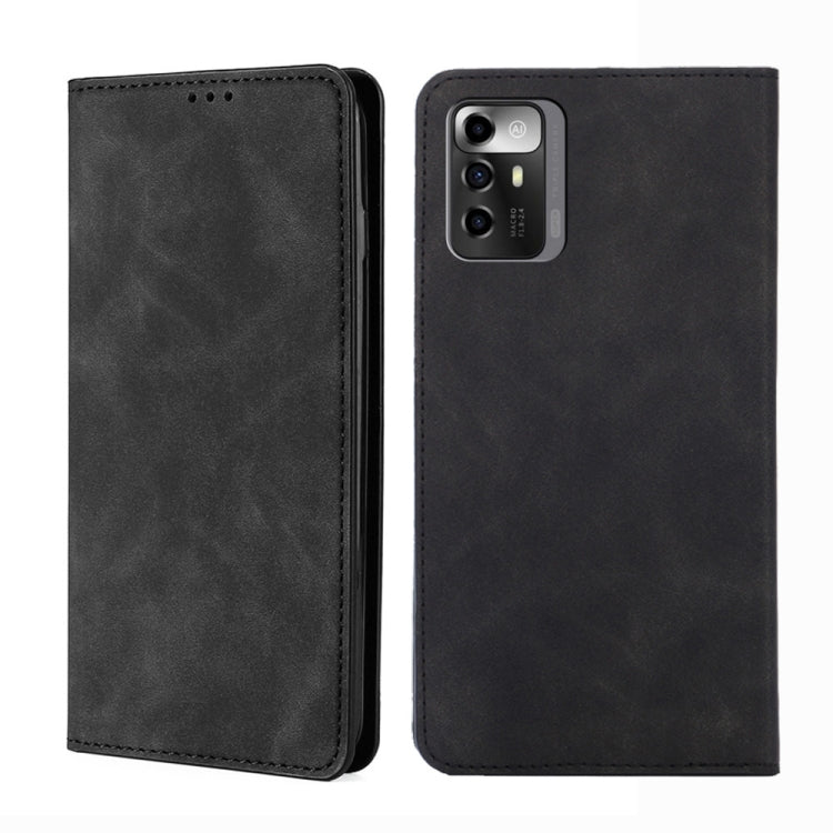 Skin Feel Magnetic Horizontal Flip Leather Phone Case, For Huawei Mate 50 Pro, For Samsung Galaxy A23e/A22e, For ZTE Blade A72 5G