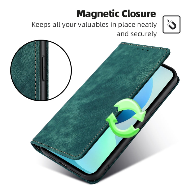 RFID Anti-theft Brush Magnetic Leather Phone Case, For Motorola Edge 30 Neo, For Motorola Edge 2022, For Motorola Edge S30 Pro 5G/Edge 30 Fusion, For Motorola Edge X30 Pro 5G/Edge 30 Ultra, For Sony Xperia 5 IV, For Huawei Mate 50