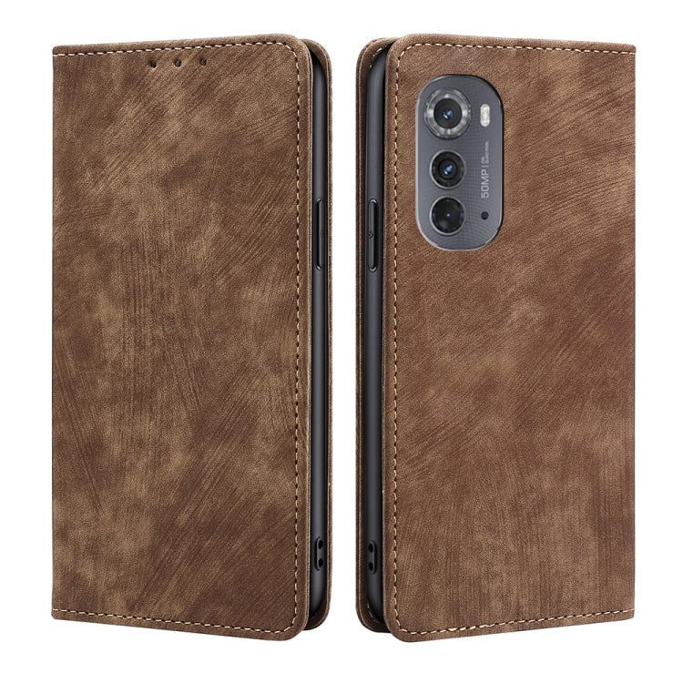 RFID Anti-theft Brush Magnetic Leather Phone Case, For Motorola Edge 30 Neo, For Motorola Edge 2022, For Motorola Edge S30 Pro 5G/Edge 30 Fusion, For Motorola Edge X30 Pro 5G/Edge 30 Ultra, For Sony Xperia 5 IV, For Huawei Mate 50