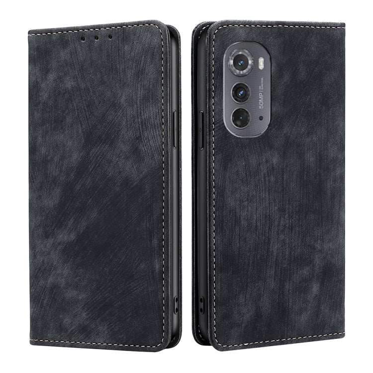 RFID Anti-theft Brush Magnetic Leather Phone Case, For Motorola Edge 30 Neo, For Motorola Edge 2022, For Motorola Edge S30 Pro 5G/Edge 30 Fusion, For Motorola Edge X30 Pro 5G/Edge 30 Ultra, For Sony Xperia 5 IV, For Huawei Mate 50