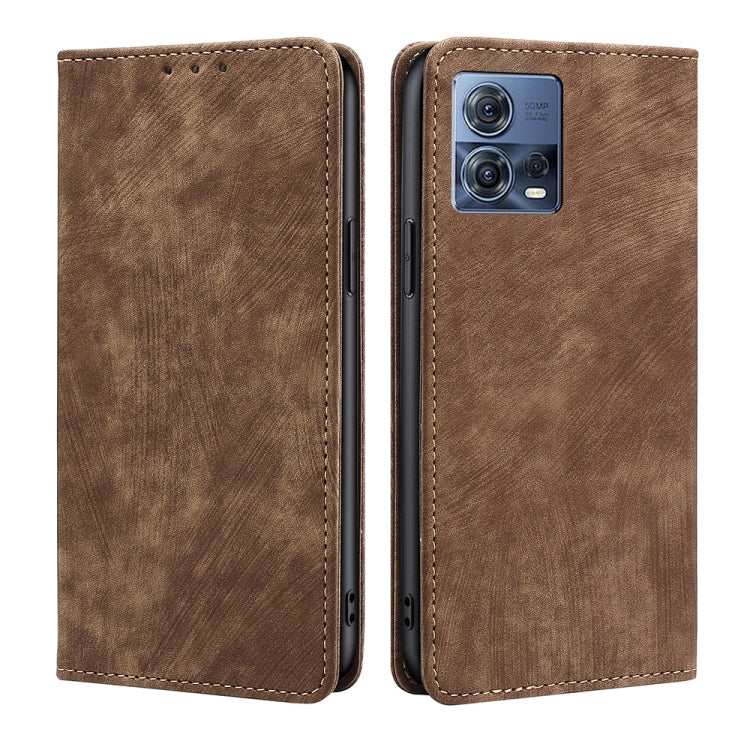 RFID Anti-theft Brush Magnetic Leather Phone Case, For Motorola Edge 30 Neo, For Motorola Edge 2022, For Motorola Edge S30 Pro 5G/Edge 30 Fusion, For Motorola Edge X30 Pro 5G/Edge 30 Ultra, For Sony Xperia 5 IV, For Huawei Mate 50