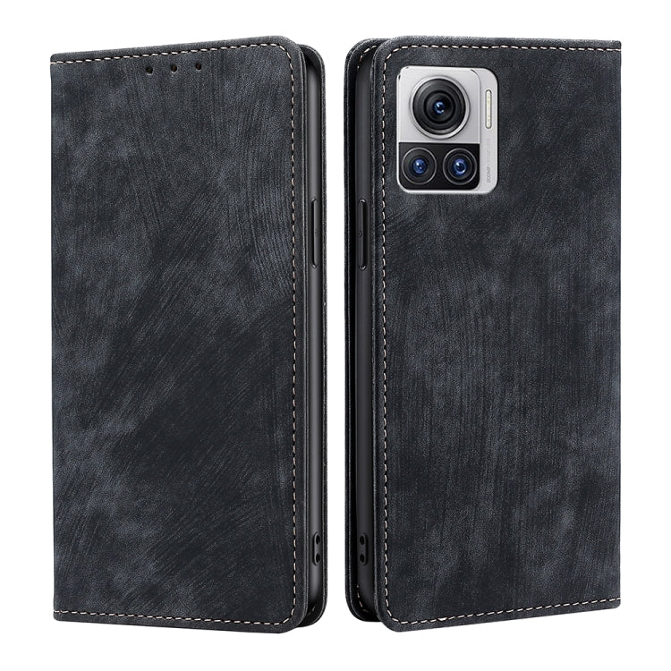 RFID Anti-theft Brush Magnetic Leather Phone Case, For Motorola Edge 30 Neo, For Motorola Edge 2022, For Motorola Edge S30 Pro 5G/Edge 30 Fusion, For Motorola Edge X30 Pro 5G/Edge 30 Ultra, For Sony Xperia 5 IV, For Huawei Mate 50