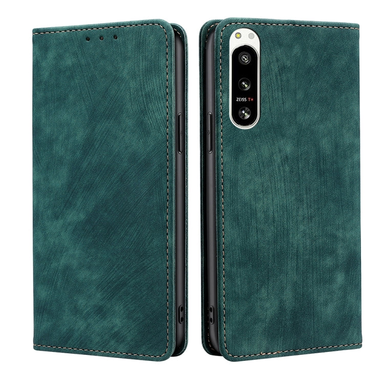 RFID Anti-theft Brush Magnetic Leather Phone Case, For Motorola Edge 30 Neo, For Motorola Edge 2022, For Motorola Edge S30 Pro 5G/Edge 30 Fusion, For Motorola Edge X30 Pro 5G/Edge 30 Ultra, For Sony Xperia 5 IV, For Huawei Mate 50