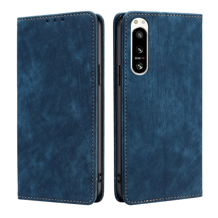 RFID Anti-theft Brush Magnetic Leather Phone Case, For Motorola Edge 30 Neo, For Motorola Edge 2022, For Motorola Edge S30 Pro 5G/Edge 30 Fusion, For Motorola Edge X30 Pro 5G/Edge 30 Ultra, For Sony Xperia 5 IV, For Huawei Mate 50