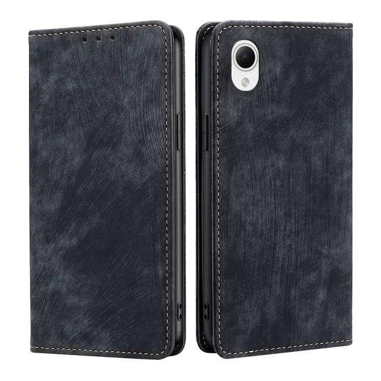 RFID Anti-theft Brush Magnetic Leather Phone Case, For Huawei Mate 50 Pro, For Samsung Galaxy A23e/A22e, For ZTE Blade A72 5G