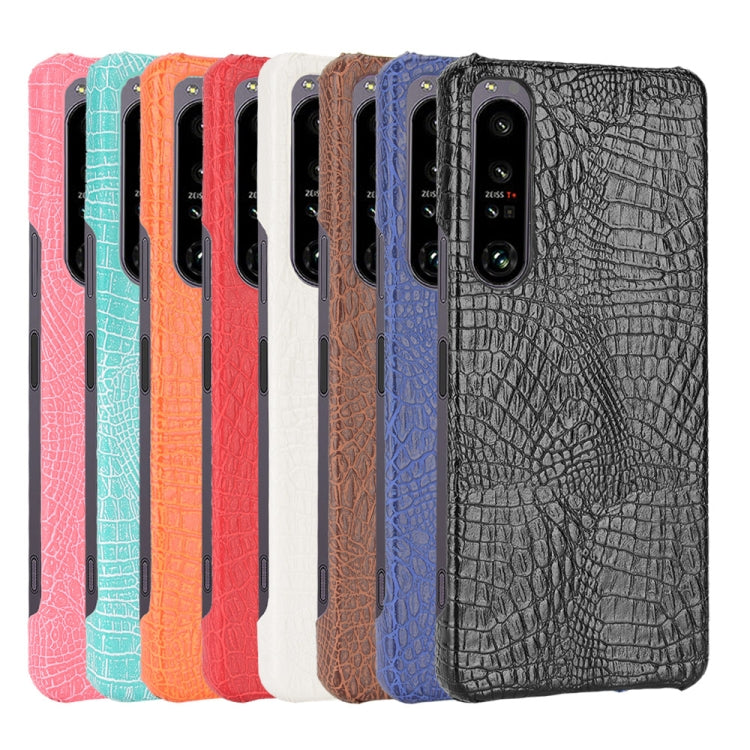 Shockproof Crocodile Texture PC + PU Case, For Sony Xperia 1 IV, For Sony Xperia 10 IV, For Sony Xperia Ace III, For Microsoft Surface Duo 2