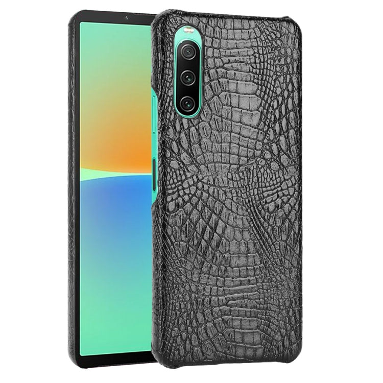 Shockproof Crocodile Texture PC + PU Case, For Sony Xperia 1 IV, For Sony Xperia 10 IV, For Sony Xperia Ace III, For Microsoft Surface Duo 2