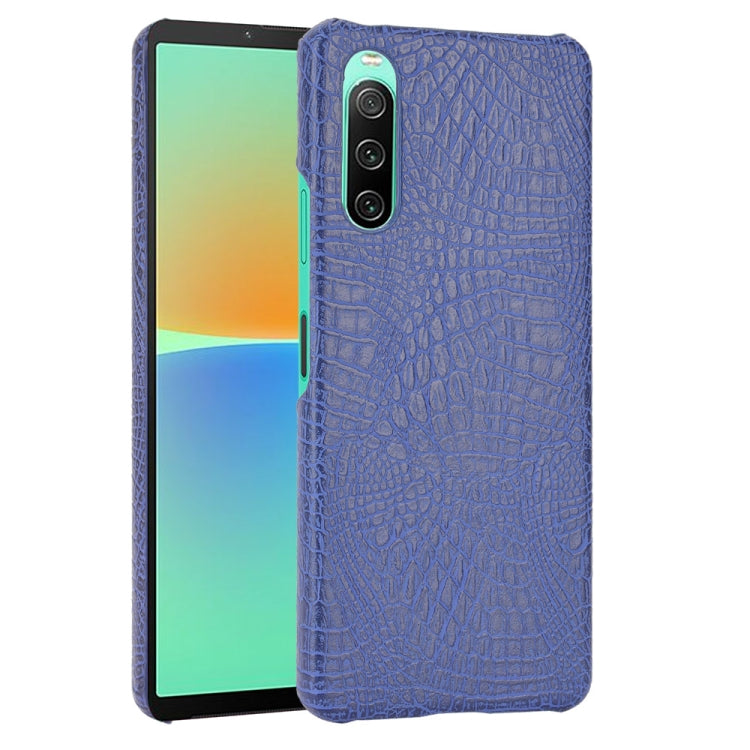 Shockproof Crocodile Texture PC + PU Case, For Sony Xperia 1 IV, For Sony Xperia 10 IV, For Sony Xperia Ace III, For Microsoft Surface Duo 2