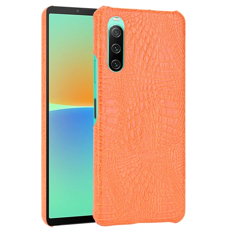 Shockproof Crocodile Texture PC + PU Case, For Sony Xperia 1 IV, For Sony Xperia 10 IV, For Sony Xperia Ace III, For Microsoft Surface Duo 2