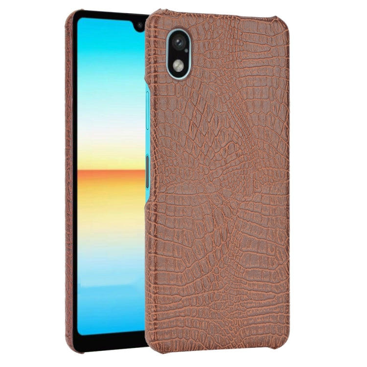 Shockproof Crocodile Texture PC + PU Case, For Sony Xperia 1 IV, For Sony Xperia 10 IV, For Sony Xperia Ace III, For Microsoft Surface Duo 2