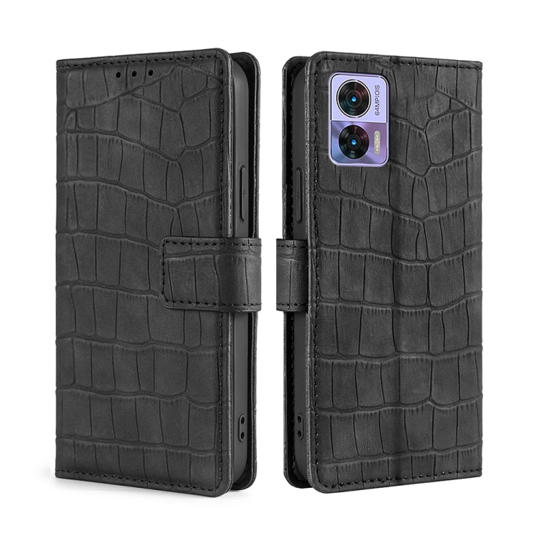 Skin Feel Crocodile Magnetic Clasp Leather Phone Case, For Motorola Edge 30 Neo, For Motorola Edge 2022, For Motorola Edge S30 Pro 5G/Edge 30 Fusion, For Motorola Edge X30 Pro 5G/Edge 30 Ultra, For Sony Xperia 5 IV, For Huawei Mate 50