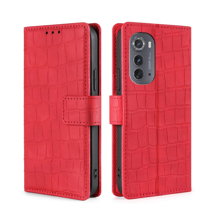 Skin Feel Crocodile Magnetic Clasp Leather Phone Case, For Motorola Edge 30 Neo, For Motorola Edge 2022, For Motorola Edge S30 Pro 5G/Edge 30 Fusion, For Motorola Edge X30 Pro 5G/Edge 30 Ultra, For Sony Xperia 5 IV, For Huawei Mate 50