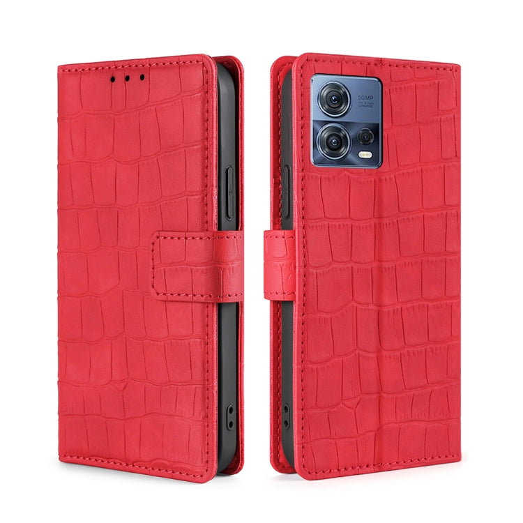 Skin Feel Crocodile Magnetic Clasp Leather Phone Case, For Motorola Edge 30 Neo, For Motorola Edge 2022, For Motorola Edge S30 Pro 5G/Edge 30 Fusion, For Motorola Edge X30 Pro 5G/Edge 30 Ultra, For Sony Xperia 5 IV, For Huawei Mate 50