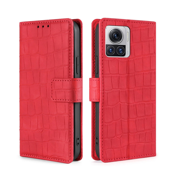 Skin Feel Crocodile Magnetic Clasp Leather Phone Case, For Motorola Edge 30 Neo, For Motorola Edge 2022, For Motorola Edge S30 Pro 5G/Edge 30 Fusion, For Motorola Edge X30 Pro 5G/Edge 30 Ultra, For Sony Xperia 5 IV, For Huawei Mate 50