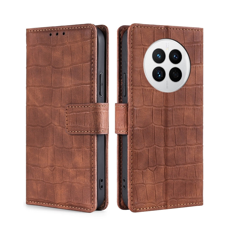 Skin Feel Crocodile Magnetic Clasp Leather Phone Case, For Motorola Edge 30 Neo, For Motorola Edge 2022, For Motorola Edge S30 Pro 5G/Edge 30 Fusion, For Motorola Edge X30 Pro 5G/Edge 30 Ultra, For Sony Xperia 5 IV, For Huawei Mate 50