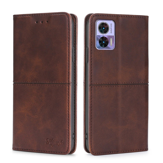 Cow Texture Magnetic Horizontal Flip Leather Phone Case