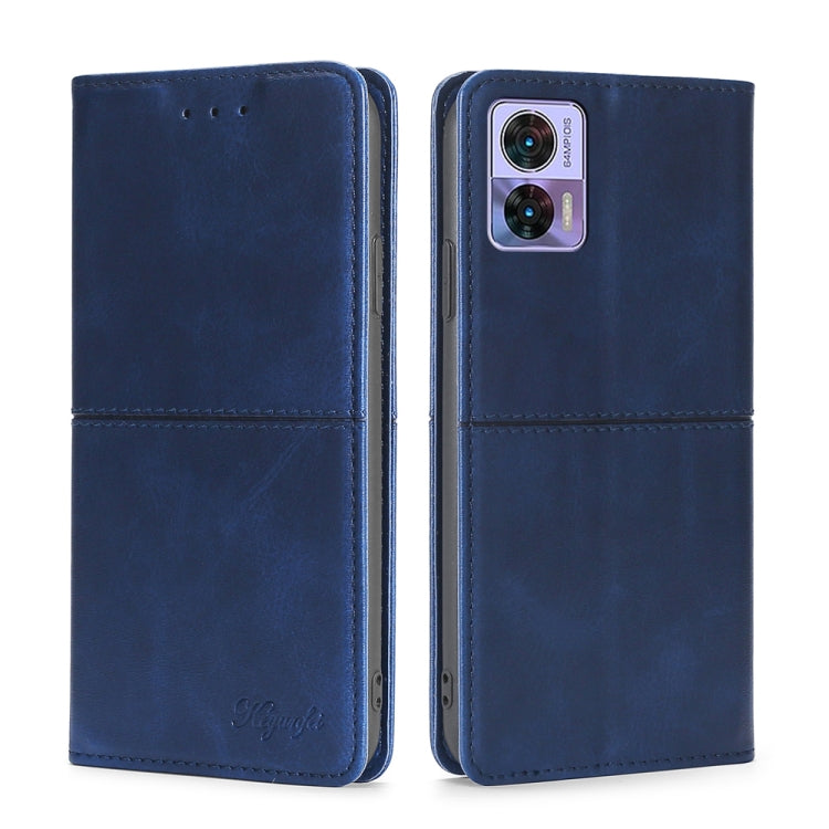 Cow Texture Magnetic Horizontal Flip Leather Phone Case