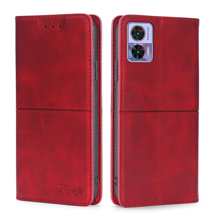 Cow Texture Magnetic Horizontal Flip Leather Phone Case