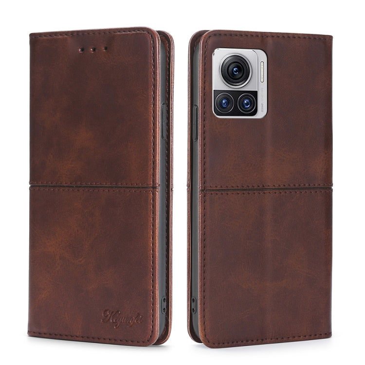 Cow Texture Magnetic Horizontal Flip Leather Phone Case