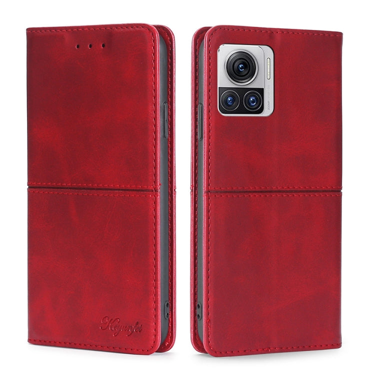 Cow Texture Magnetic Horizontal Flip Leather Phone Case