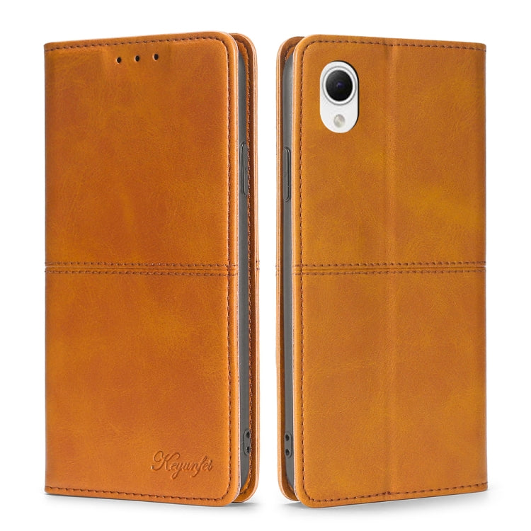 Cow Texture Magnetic Horizontal Flip Leather Phone Case, For Huawei Mate 50 Pro, For Samsung Galaxy A23e/A22e, For ZTE Blade A72 5G